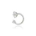 Titanium Double CZ Horseshoe Ring | Hypoallergenic Healing Cartilage Earring