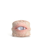 Hyper-realistic Flesh Eye Ring - Silicone Human Skin Eyeball Jewelry