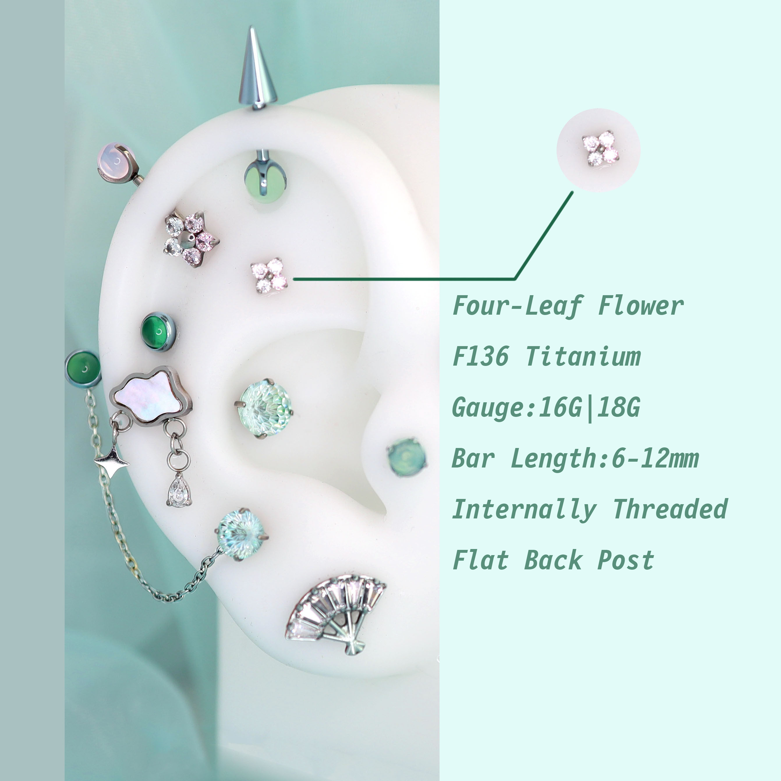 Ensemble d'accessoires pour oreilles de la série Rarity de My Little Pony