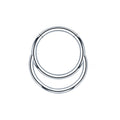 ASTM F136 Titanium Hinged Segment Ring - Seamless Septum & Cartilage Hoop