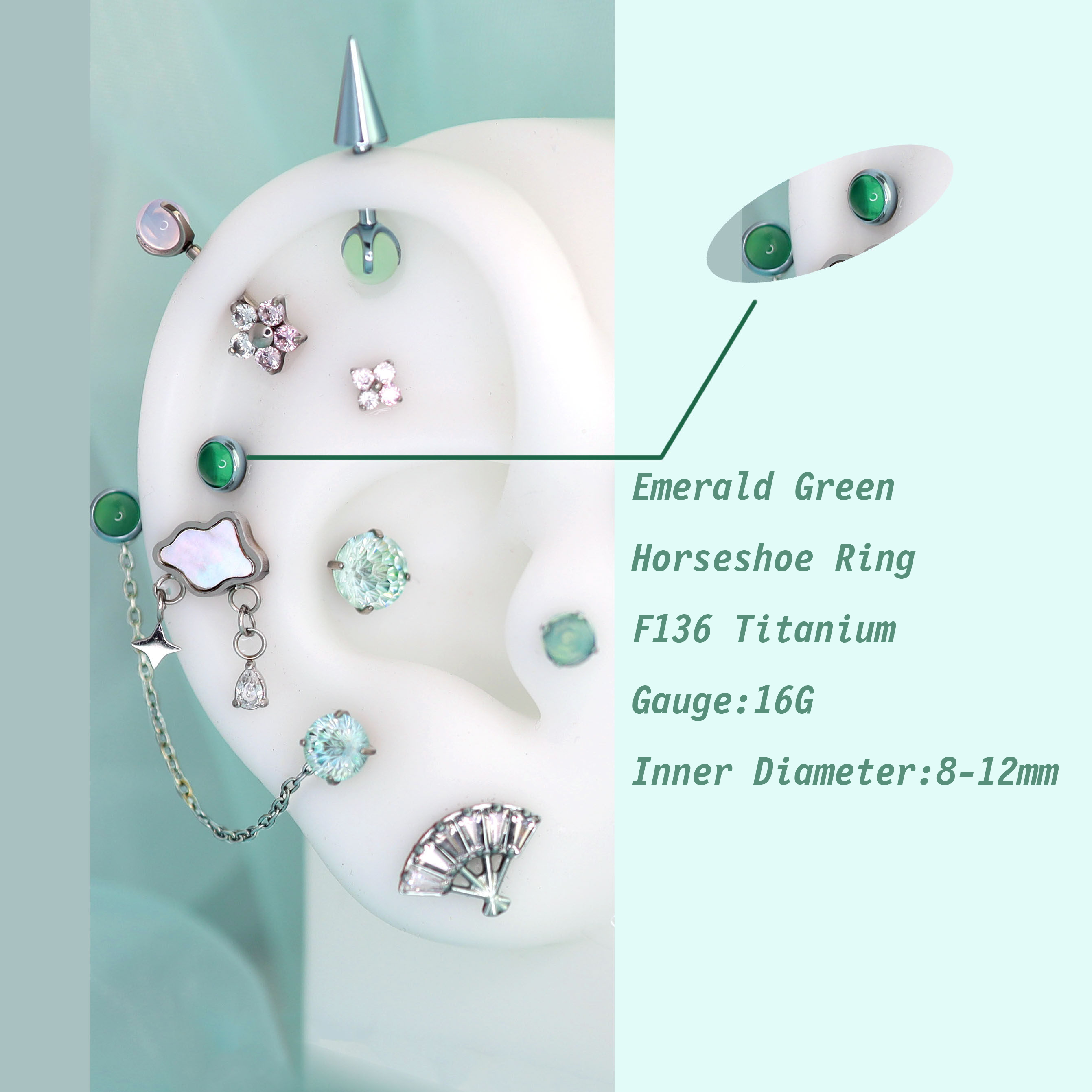 Ensemble d'accessoires pour oreilles de la série Rarity de My Little Pony