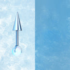 ASTM F136 Titanium Aurora Opal Spike Stud - Edgy Fairycore Cartilage Piercing
