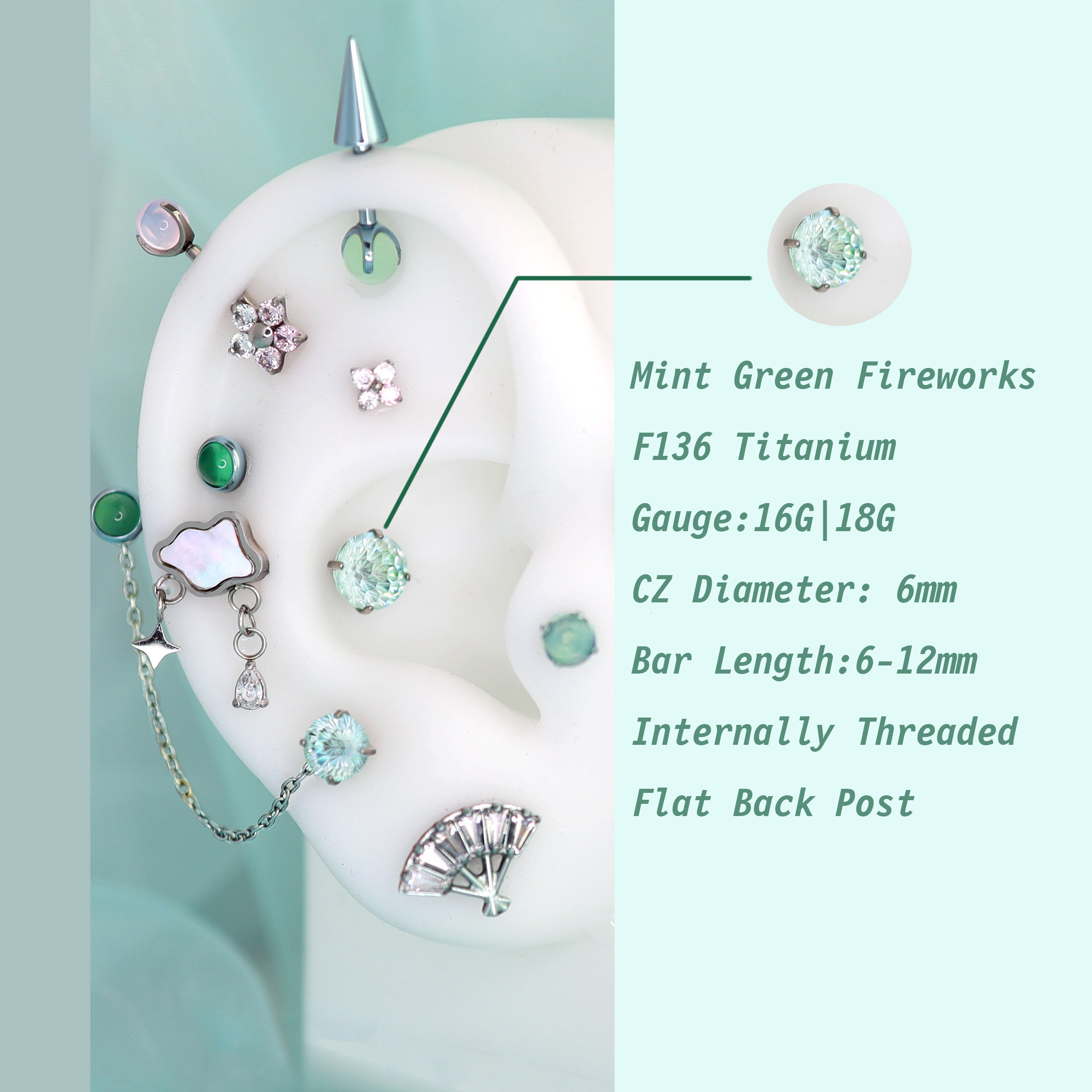 Ensemble d'accessoires pour oreilles de la série Rarity de My Little Pony