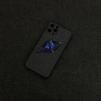 "Dark Awakening" Single Dragon Eye 3D Phone Case | Handmade Black Texture Demon Cover