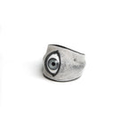 Hyper-realistic Flesh Eye Ring | Creepy Human Skin Texture Jewelry