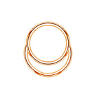 ASTM F136 Titanium Hinged Segment Ring - Seamless Septum & Cartilage Hoop