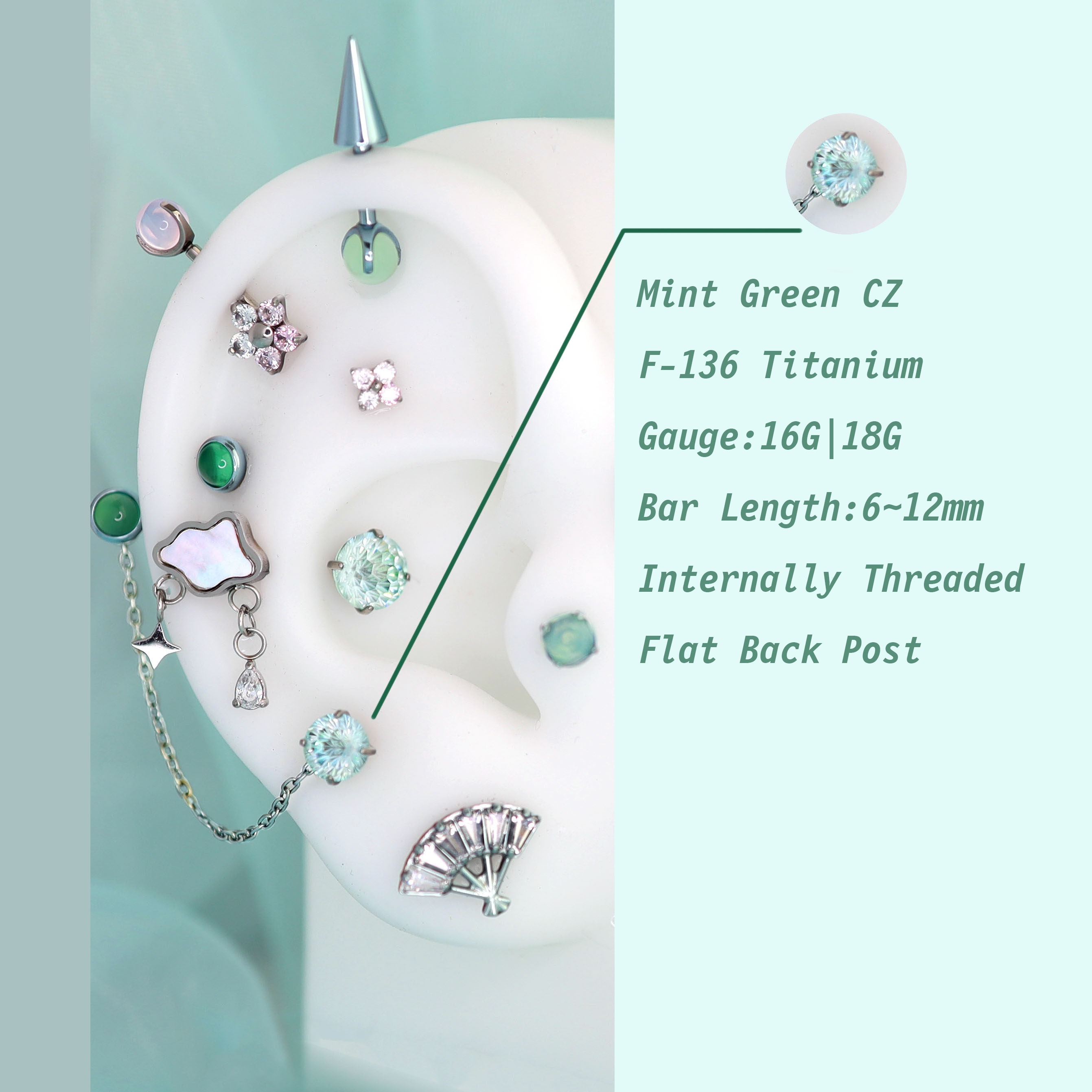 Ensemble d'accessoires pour oreilles de la série Rarity de My Little Pony