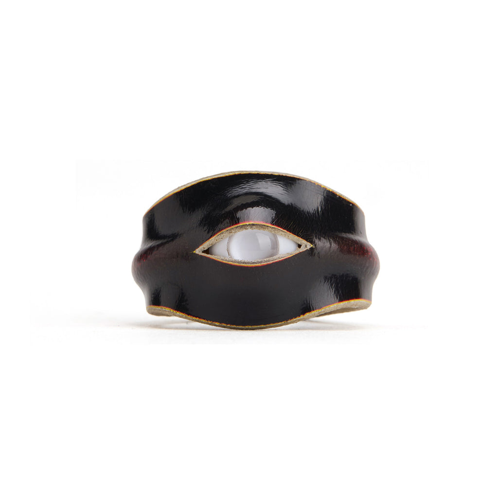 Hyper-realistic Resin Eye Ring - Available in 16+ Colors | Gothic Body Horror Jewelry product image 2