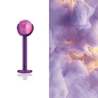 ASTM F136 Titanium Sparkling Jelly 5mm Opal Labret Stud - Cartilage & Lip Piercing