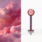 ASTM F136 Titanium Sparkling Jelly 5mm Opal Labret Stud - Cartilage & Lip Piercing