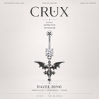 Bat Wing Dangle Belly Ring