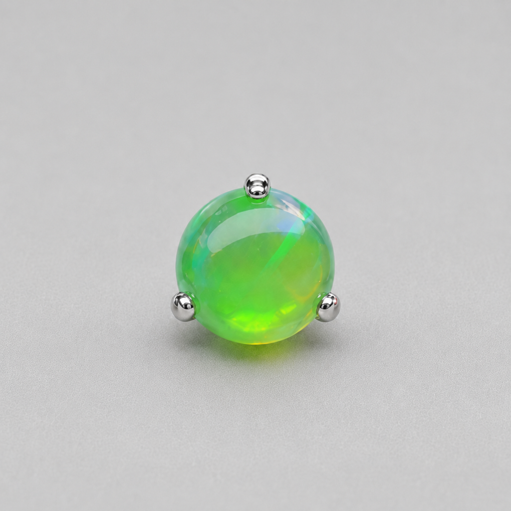 Multicolor Titanium Jelly Opal Piercing Top