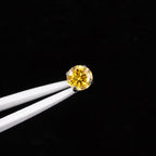 ETSY 4574962154 | IMAGE 6 | Amber Moissanite Flat Back Stud