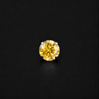 ETSY 4574962154 | IMAGE 7 | Amber Moissanite Flat Back Stud