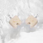 PAIR OF Kitty Fang Pendant stainless steel Earrings - PAIR OF Kitty Fang Pendant stainless steel Earrings - Default Title by CRUXJEWELRY