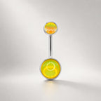 Rainbow Moonstone Navel Ring detail 8