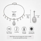 Waist Chain Titanium Belly Ring detail 6