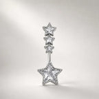 Star Dangle Titanium Belly Ring detail 6