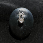 Bow Heart Titanium Belly Ring detail 4