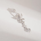 Butterfly Trail Titanium Belly Ring detail 5