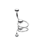Spinning Ball Titanium Belly Ring detail 4