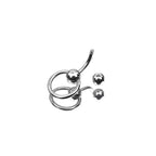 Spinning Ball Titanium Belly Ring detail 5