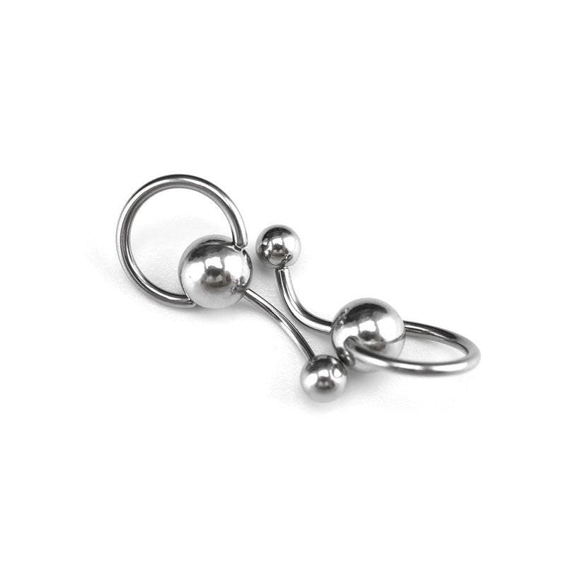 Spinning Ball Titanium Belly Ring detail 8