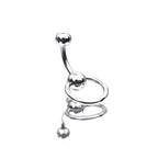 Spinning Ball Titanium Belly Ring detail 9