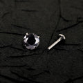 ETSY 4574939111 | IMAGE 3 | Black Moissanite Flat Back Stud