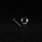 ETSY 4574939111 | IMAGE 5 | Black Moissanite Flat Back Stud