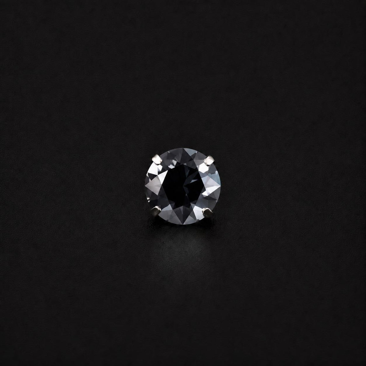 ETSY 4574939111 | IMAGE 7 | Black Moissanite Flat Back Stud