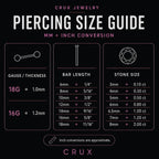 Blue Moissanite Flat Back Stud - product image 10
