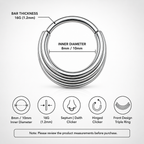 Titanium Bow Septum Clicker