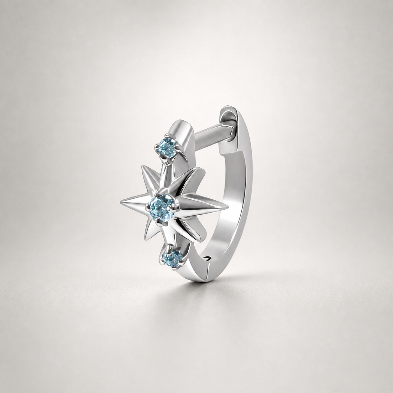 Titanium Starburst Septum Clicker