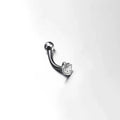 Paws & Purrs - Hello Kitty Externally Threaded Stainless Steel EyeBrow Studs - Paws & Purrs - Hello Kitty Externally Threaded Stainless Steel EyeBrow Studs - 6mm by CRUXJEWELRY
