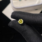 ETSY 4574941013 | IMAGE 4 | Citrine Moissanite Flat Back Stud