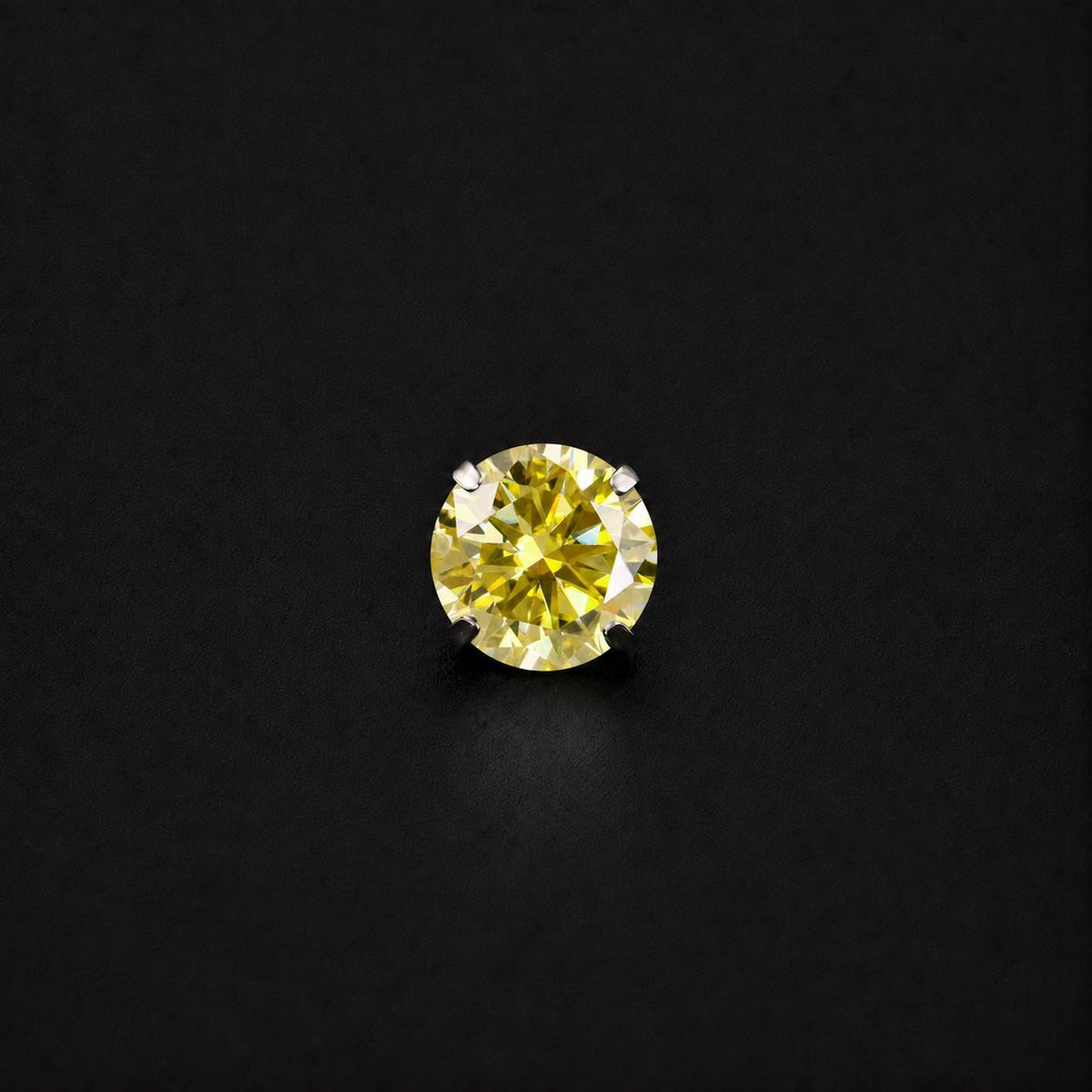 ETSY 4574941013 | IMAGE 5 | Citrine Moissanite Flat Back Stud