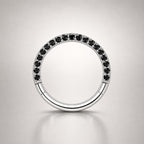 Titanium Pavé CZ Septum Clicker detail 5