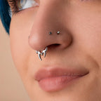 Titanium Double Fang Septum Clicker detail 3