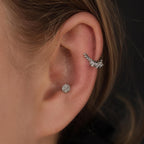 Titanium Triple Star Septum Clicker detail 2