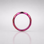 Titanium Geometric Faceted Septum Clicker detail 6