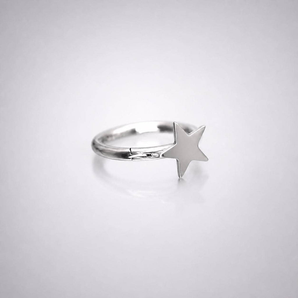 Titanium Celestial Motif Septum Clicker detail 5