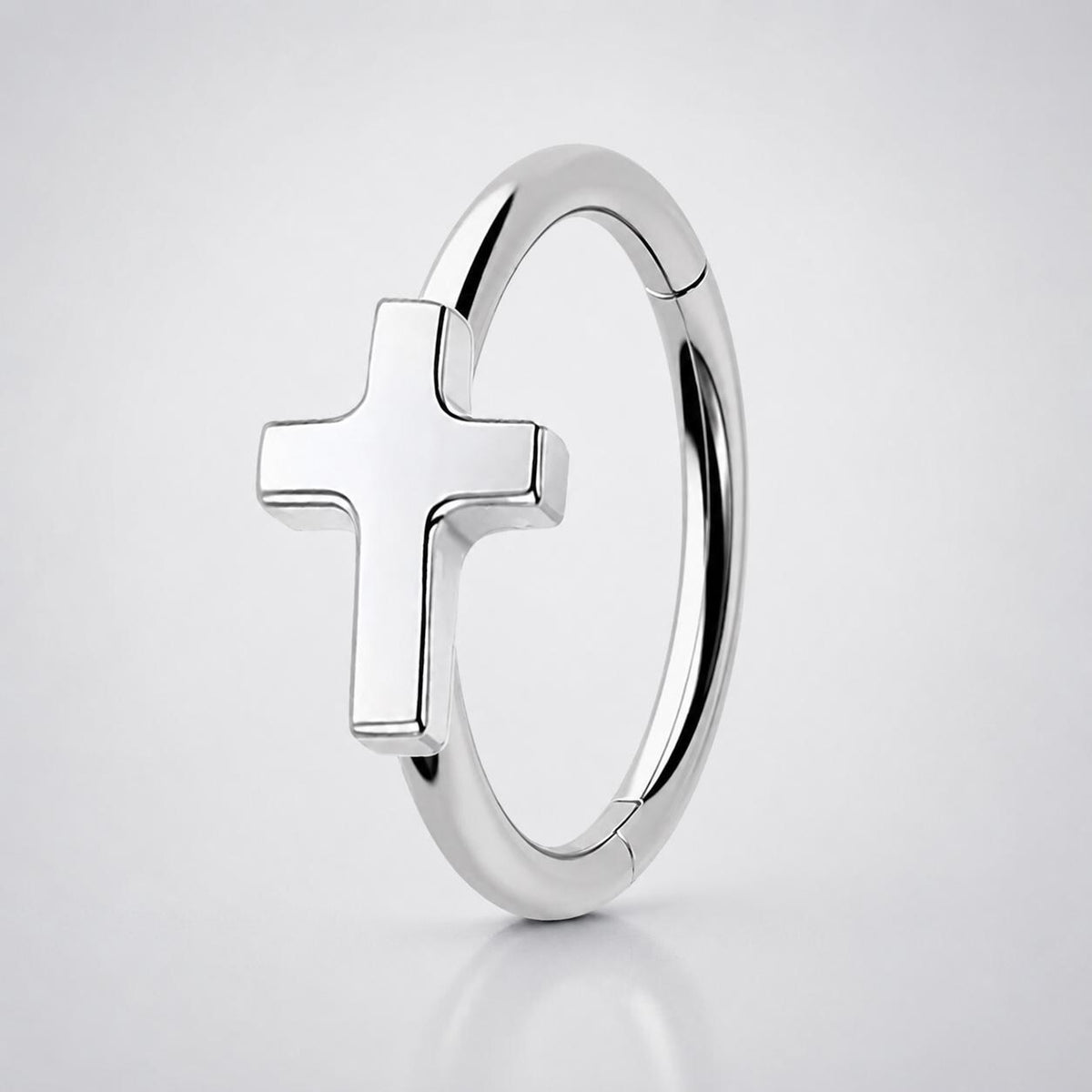 Titanium Celestial Motif Septum Clicker detail 8