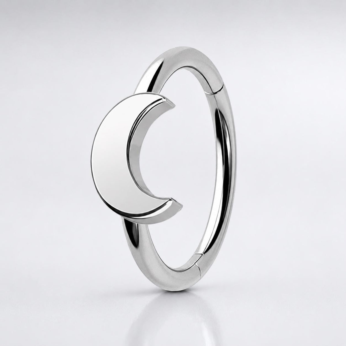 Titanium Celestial Motif Septum Clicker detail 9