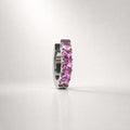 Titanium Colorful CZ Septum Clicker detail 5