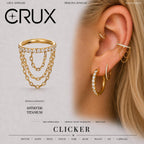 Titanium Triple Chain Septum Clicker