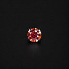 ETSY 4574941329 | IMAGE 7 | Crimson Moissanite Flat Back Stud