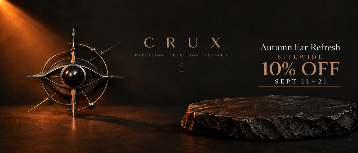 CRUX Autumn Ear Refresh DARK World sitewide 10% off September 11 to 21, 2026