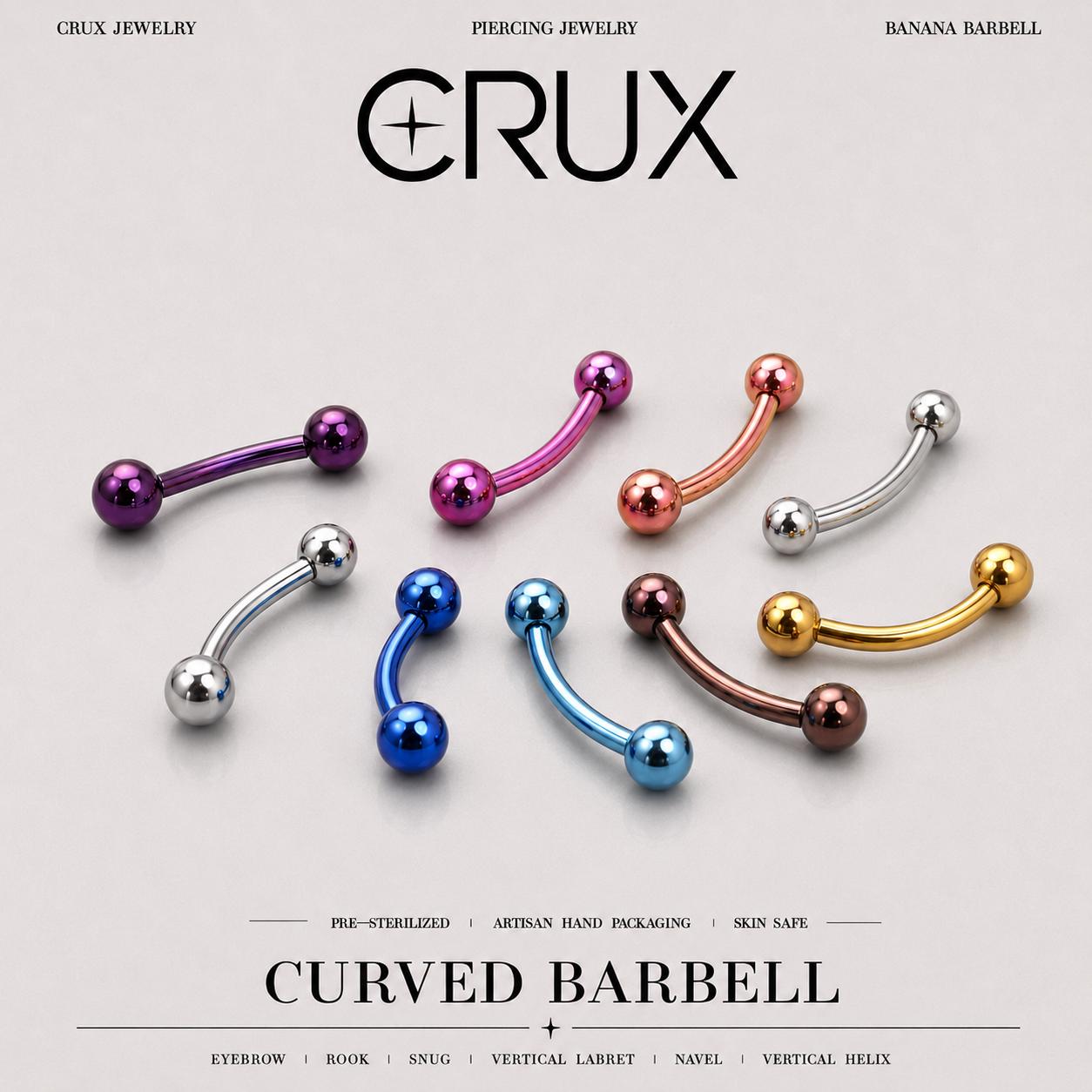 Classic Titanium Curved Barbell