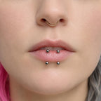 Classic Titanium Curved Barbell detail 4